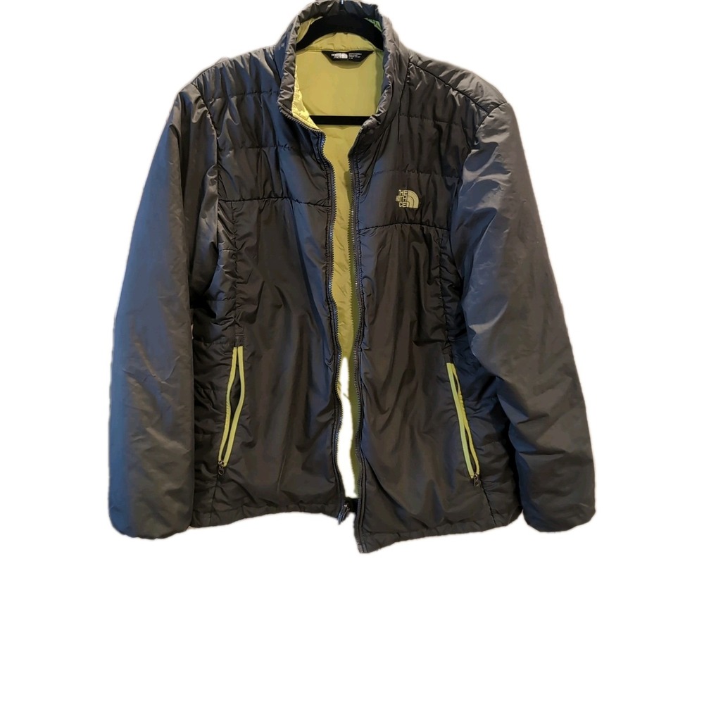 North Face Men's Gosei Jacket Size Large Brown with Green Interior Full Zip